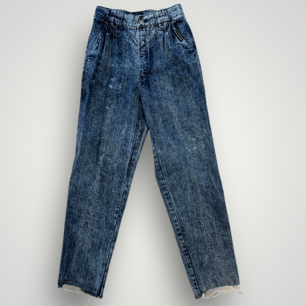 Vintage 80s Rocky Mountain Stonewashed Western Mom Jeans Size